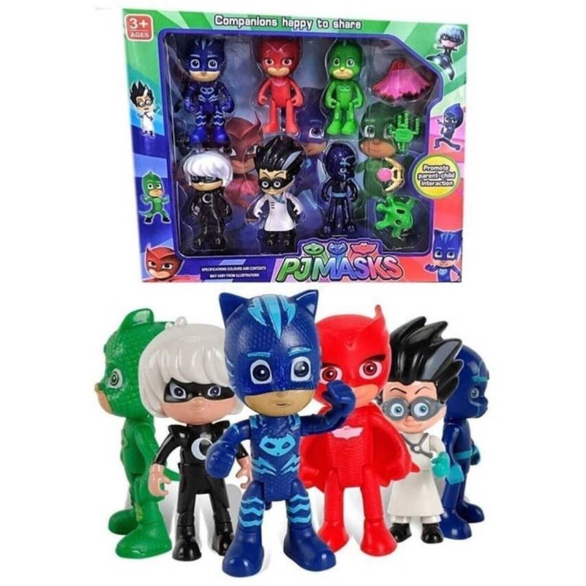 Kids Oyuncak Pjmasks 1166 6lı Figür - 1