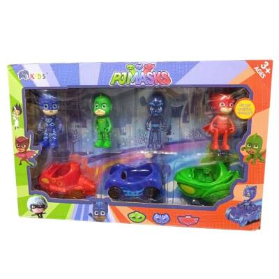 Kids Oyuncak Pjmasks Figürler Ve Araçlar Oyun Seti 3363 - 2