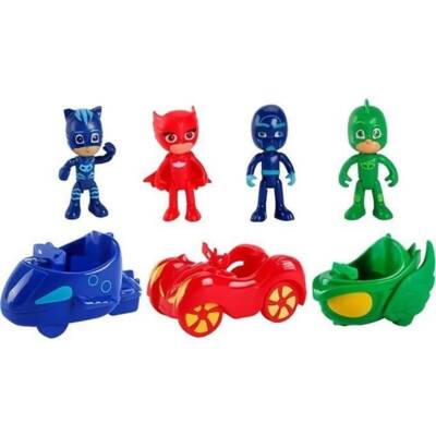 Kids Oyuncak Pjmasks Figürler Ve Araçlar Oyun Seti 3363
