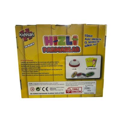 Kidssan Games Hızlı Parmaklar Eğlenceli El Becerisi Ve Zeka Oyunu - 2