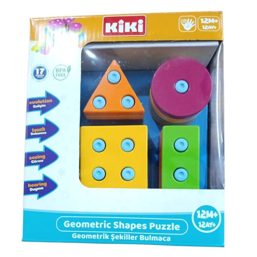 KİKİ Geometrik Şekiller Bulmaca AE-1410 - 1