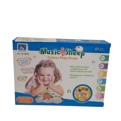 King Toys Müzikli Kuzu Piyano HJ-8003-Beyaz