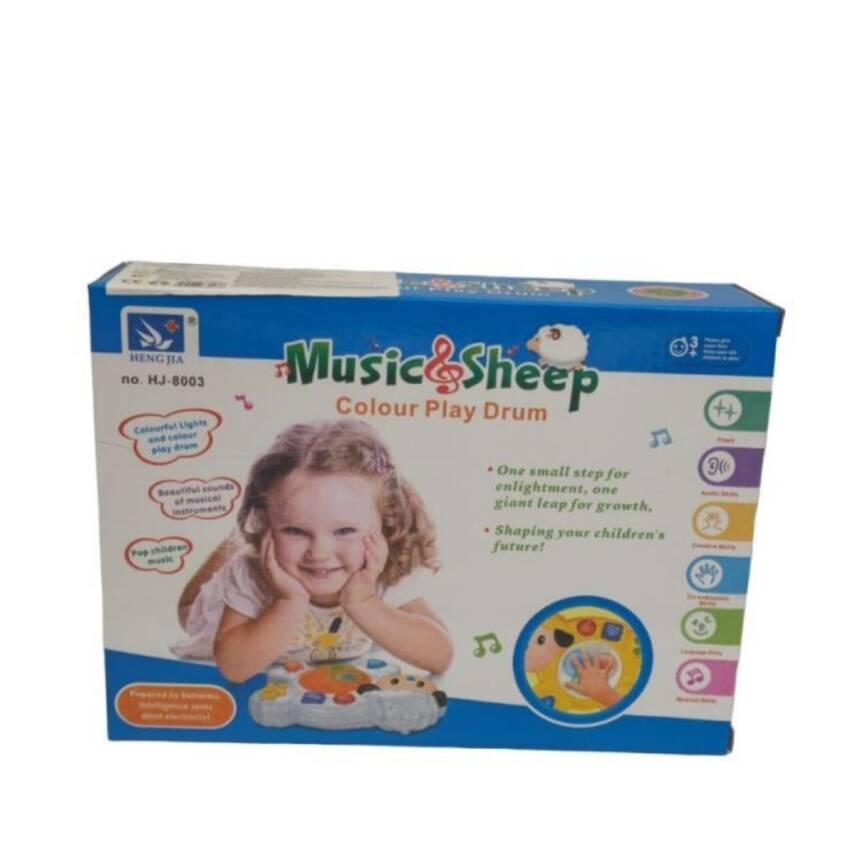 King Toys Müzikli Kuzu Piyano HJ-8003-Sarı - 2