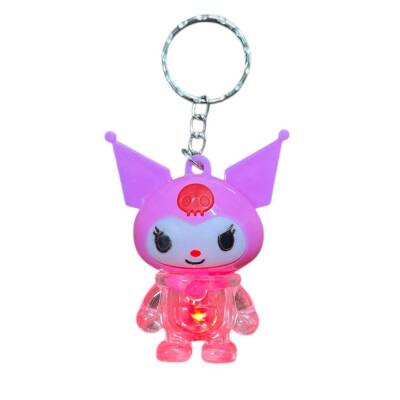 Kuromi Işıklı Anahtarlık Olg-366-Pembe