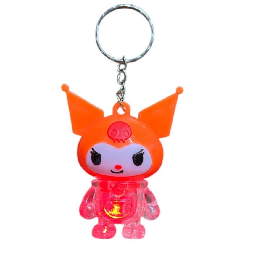 Kuromi Işıklı Anahtarlık Olg-366-Turuncu - 1