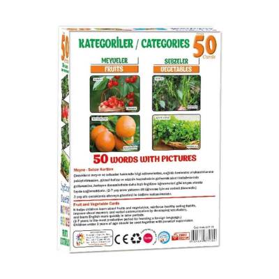 Laço Games 50 Meyve Sebze İngilizce Destekli-LC7178 - 2