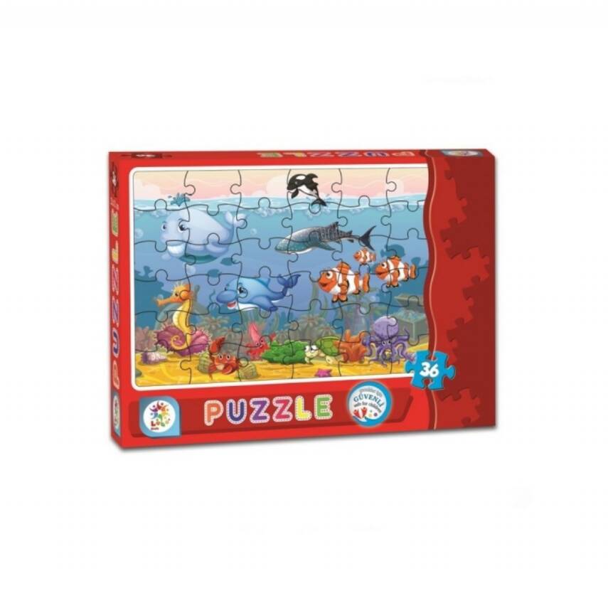 Laço Kids Denizaltı 36 Parça Kutu Puzzle LC7140 - 1