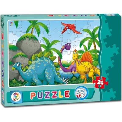 Laço Kids Dinazor 24 Parça Kutu Puzzle LC7139