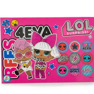 Laço Kids LOL Surprise Bff 4eva 24 Parça Frame Puzzle LOL7594