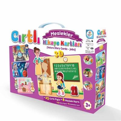 Laço Kids Meslekler Cırt Cırtlı Hikaye Kartları LC7206
