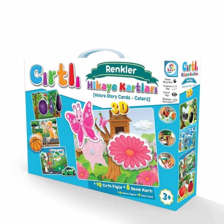 Laço Kids - Renkler Cırt Cırtlı Hikaye Kartları LC7207 - 1