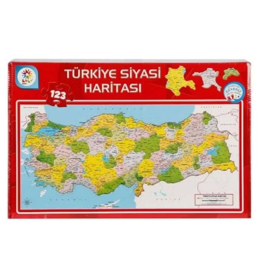 Laço Kids Siyasi Harita Puzzle LCSH002 - 1