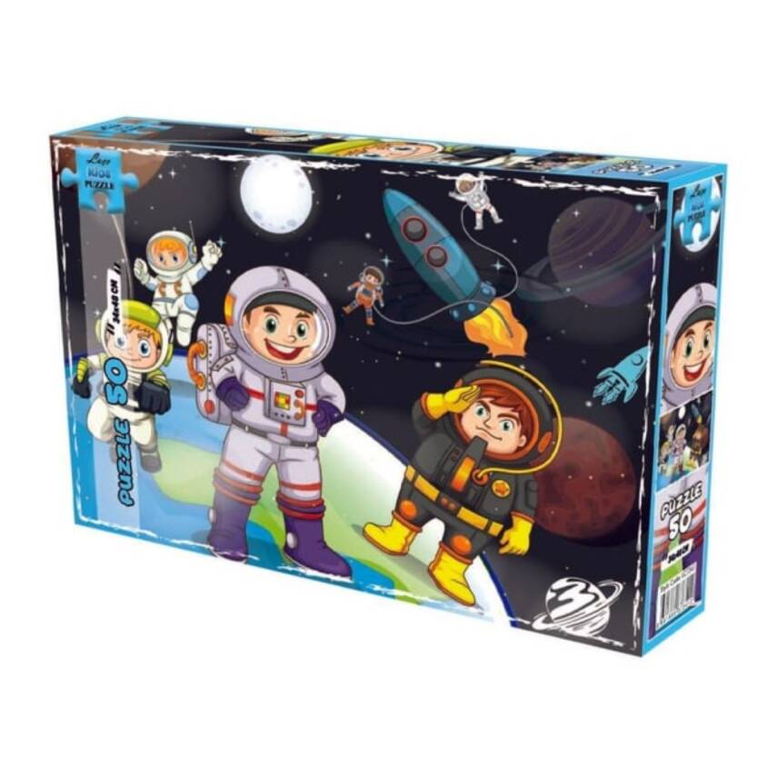 Laço Kids Uzay Yolculuğu Puzzle 50 Parça LC7341 - 1