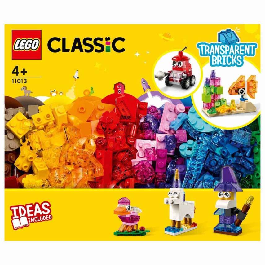 LEGO Classic 500 Parçalık Yaratıcı Şeffaf Parçalar Kutusu-11013 - 2
