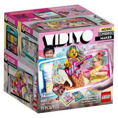 LEGO VIDIYO Candy Mermaid BeatBox Yapım Seti 71 Parça-43102