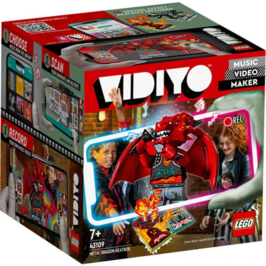 LEGO® Vidiyo™ Metal Dragon Beatbox Yapım Seti Oyuncağı-43109 - 1