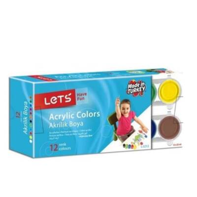 Lets Akrilik Boya 12 Renk