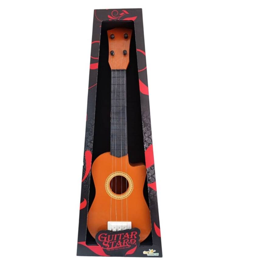 Limon Oyuncak Gitar 55 Cm Lmn120-Kahverengi - 1