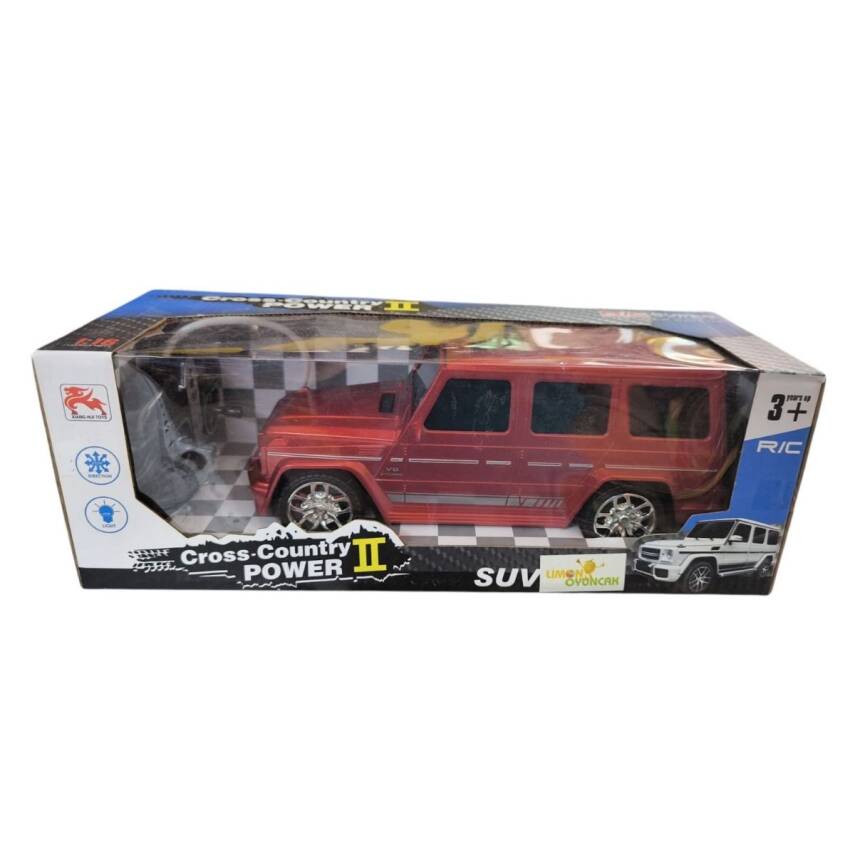 Limon Oyuncak Şarjlı Kumandalı Jeep Araba 8578-3A-Kırmızı - 1