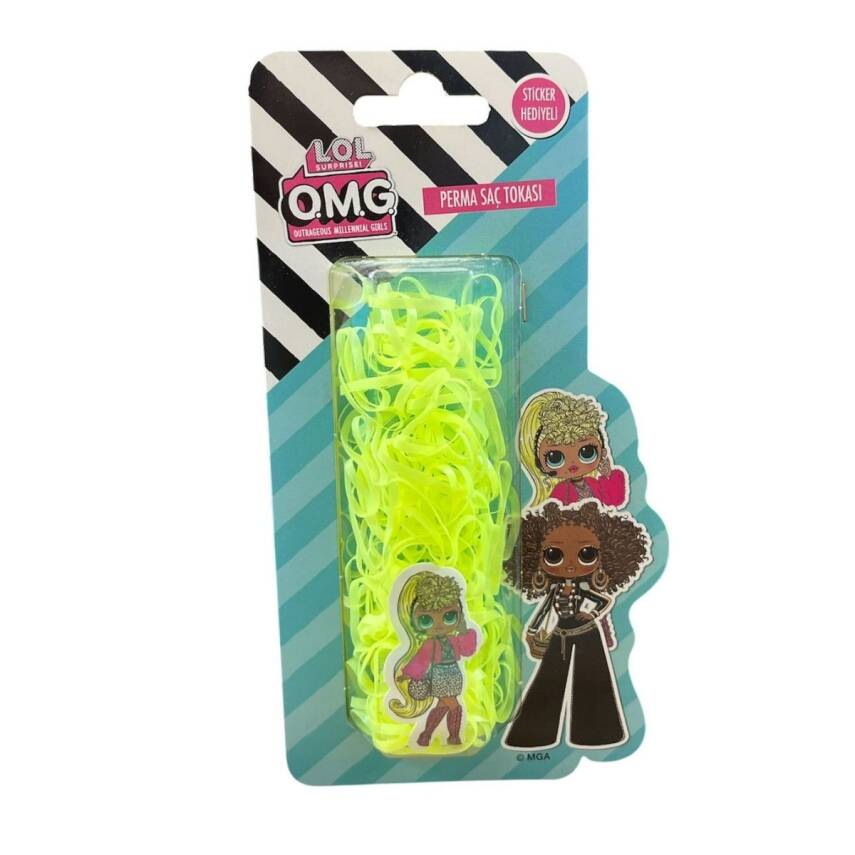 L.O.L Surprise O.M.G. Perma Saç Tokası Xc204-Açık Yeşil - 1