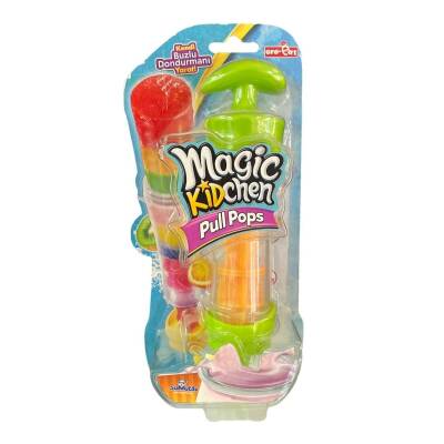 Magic Kidchen Cre-Eat Pull Pops Dondurma Makinesi Mg0001/Mg0002-Turuncu