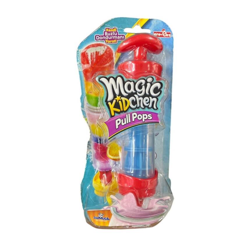 Magic Kidchen Cre-Eat Pull Pops Dondurma Makinesi Mg0001/Mg0002-Kırmızı - 1
