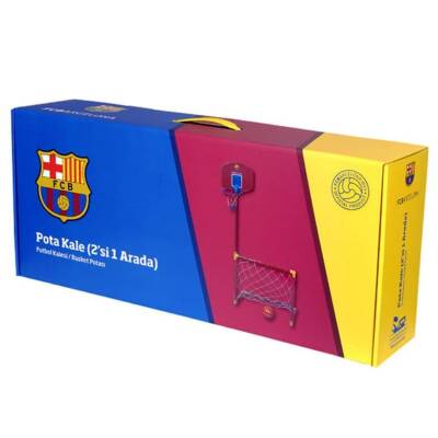 Matrax Oyuncak FCBarcelona Pota Kale 2si 1 arada-Futbol Kalesi -Basket Potası 821