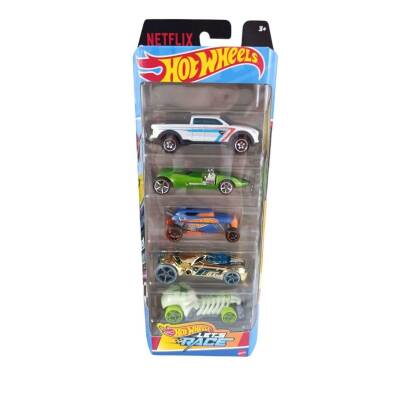 Mattel Hot Wheels Let’S Race Netflix Araba Seti Beşli 01806