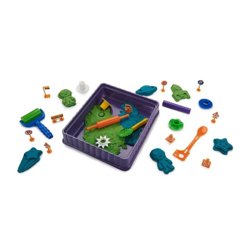 Mattel Hot Wheels Monster Trucks Kınetik Kum Oyun Seti HHJ36 - 2