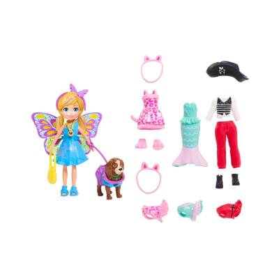 Mattel Polly Pocket ve Hayvan Dostu Kostüm Giyiyor Oyun Seti GDM15 - 2