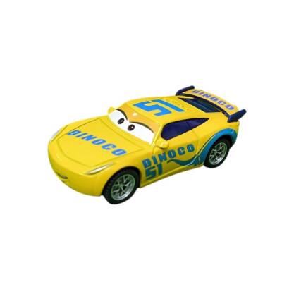 McQueen Arabalar Animasyonu Çek-Bırak Minik Metal Araba-Cruz Ramirez Sarı
