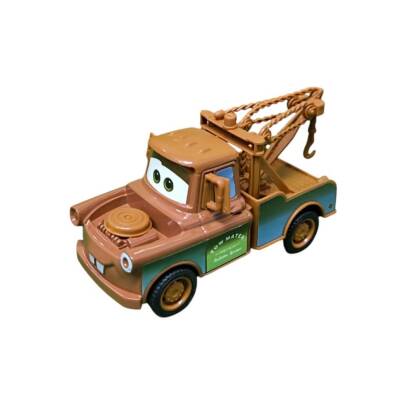 McQueen Arabalar Animasyonu Çek-Bırak Minik Metal Araba-Tow Mater Kahverengi