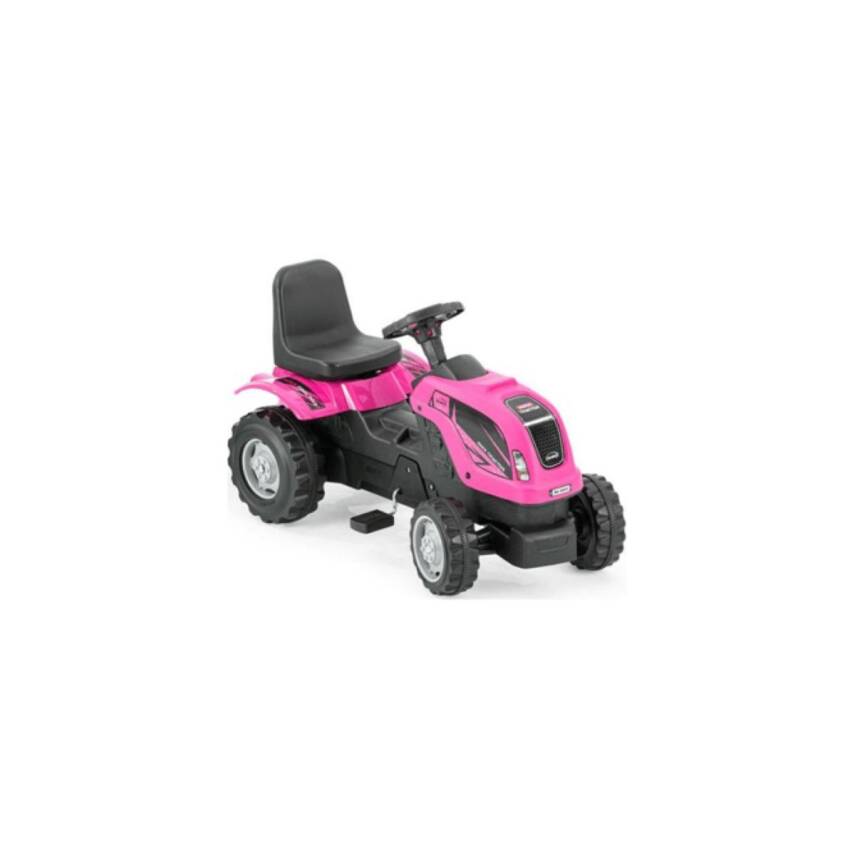 MMX Pedallı Römorklu Pembe Traktör - 1