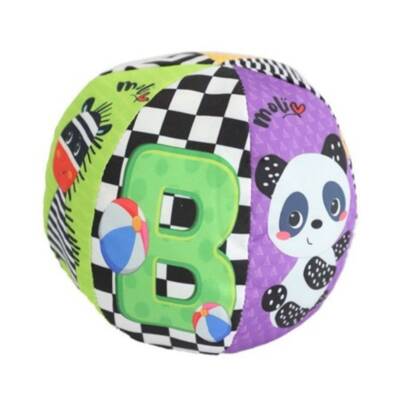 Moli Eğitici Eğlenceli Çıngıraklı Top Mol-014-Turuncu - 2