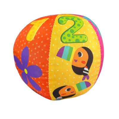 Moli Eğitici Eğlenceli Çıngıraklı Top Mol-014-Turuncu