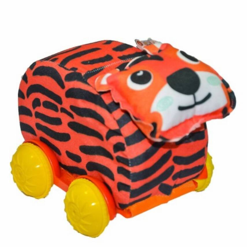 Moli Kt. Yumuşak Hayvanlı Araba Mol-102-Kiremit - 1