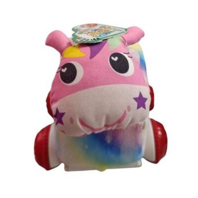 Moli Kt. Yumuşak Hayvanlı Araba Mol-102-Pembe