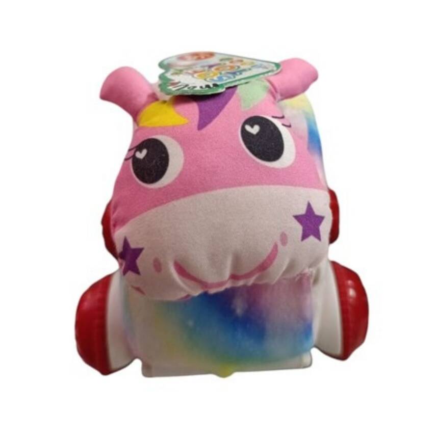 Moli Kt. Yumuşak Hayvanlı Araba Mol-102-Pembe - 1