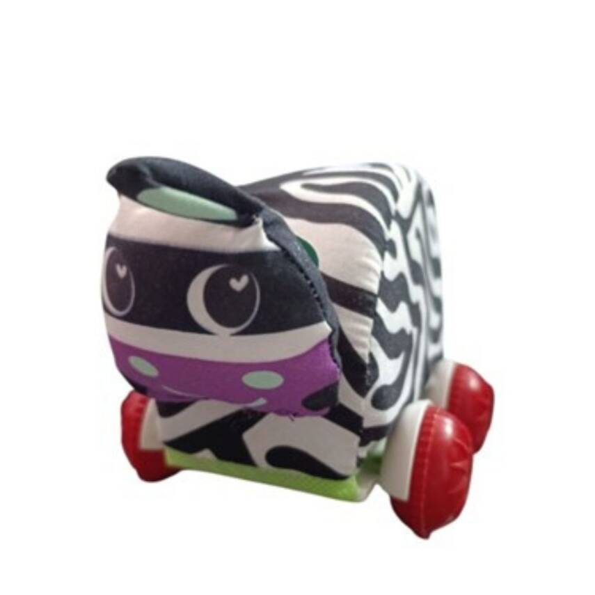 Moli Kt. Yumuşak Hayvanlı Araba Mol-102-Siyah - 1