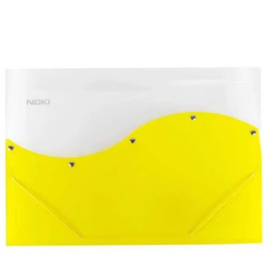 Noki Lastikli Bölmeli Dosya 030-Sarı - 1