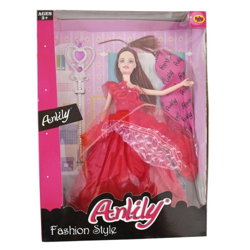 Oydaş Oyuncak Anlily Fashion Style Bebek Oyd-02256-Kahverengi Saçlı Bebek - 1