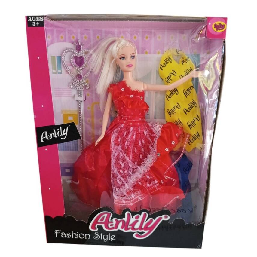 Oydaş Oyuncak Anlily Fashion Style Bebek Oyd-02256-Sarı Saçlı Bebek - 1