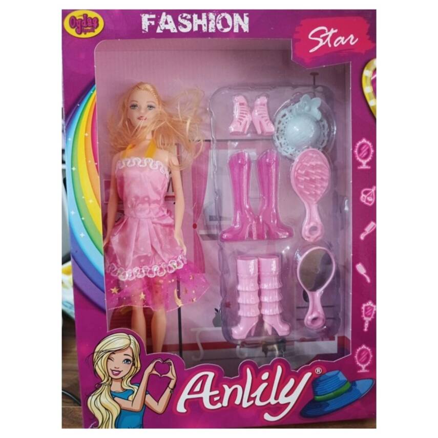 Oydaş Oyuncak Anlily Kutuda Bebek Çizmeli Aynalı 02439 - 3