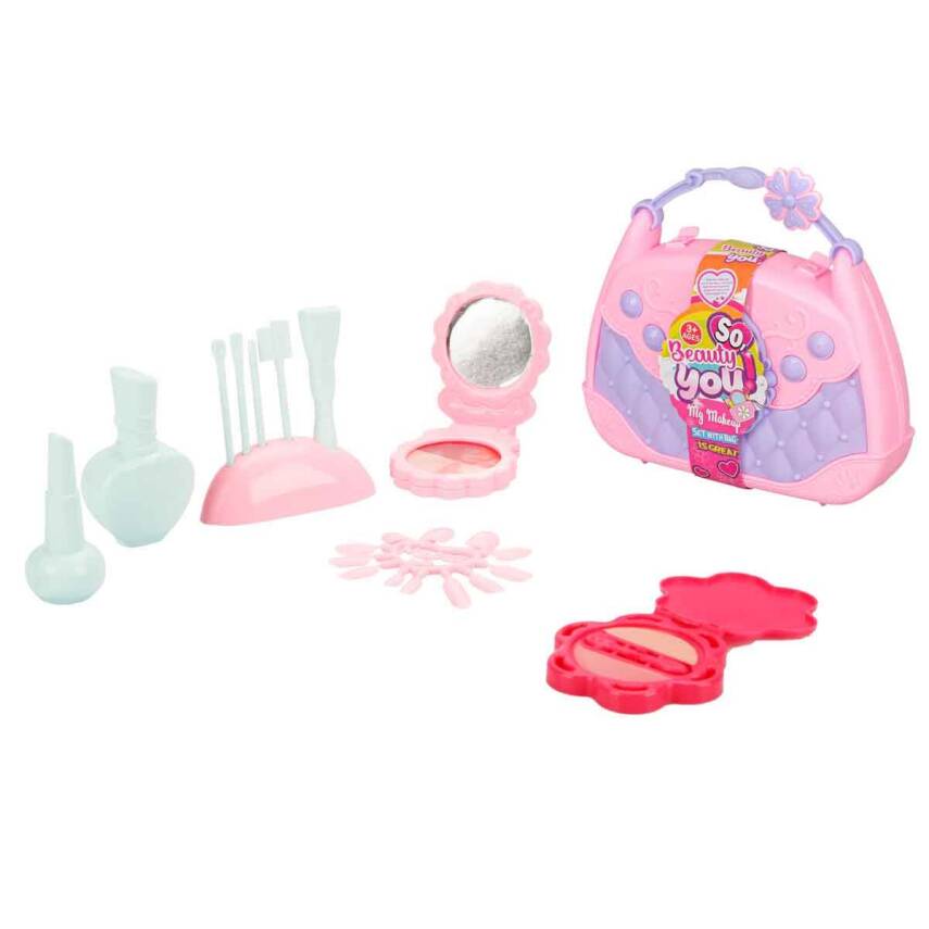 Oydaş Oyuncak Çantalı Güzellik Seti 02621-Pembe - 3
