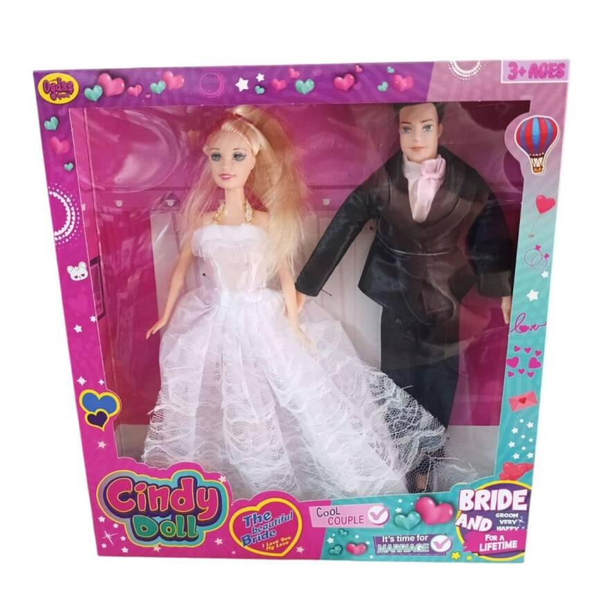 Oydaş Oyuncak Cindy Doll Gelin Damat Bebek 02264 - 1