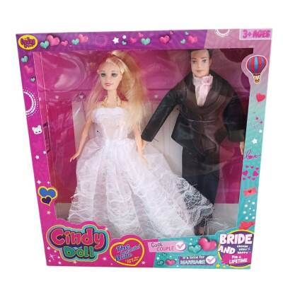 Oydaş Oyuncak Cindy Doll Gelin Damat Bebek 02264
