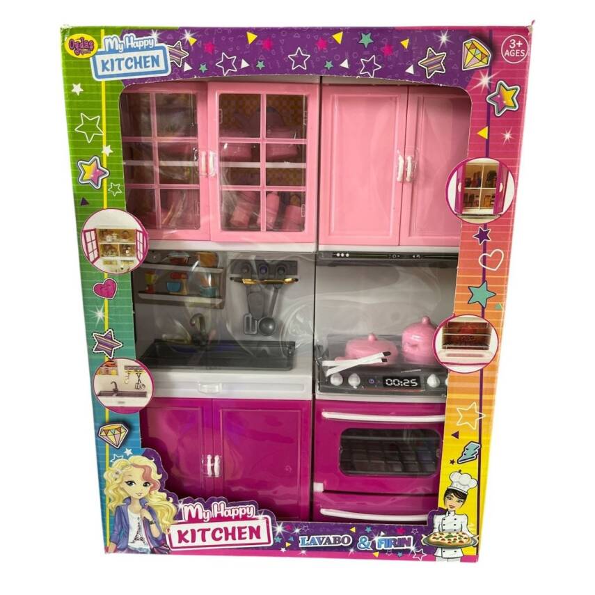 Oydaş Oyuncak Kutuda 2li Fırın Lavabo OYD-02307-Pembe - 1