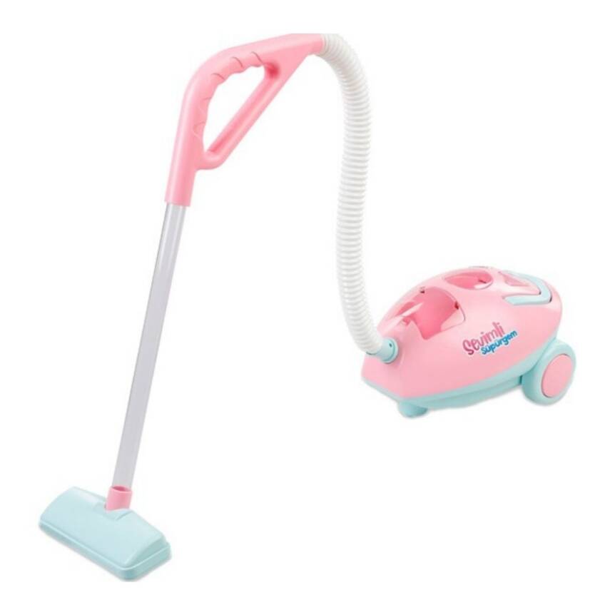 Oydaş Oyuncak Pilli Büyük Elektrik Süpürgesi Oyd-02602-Pembe - 2