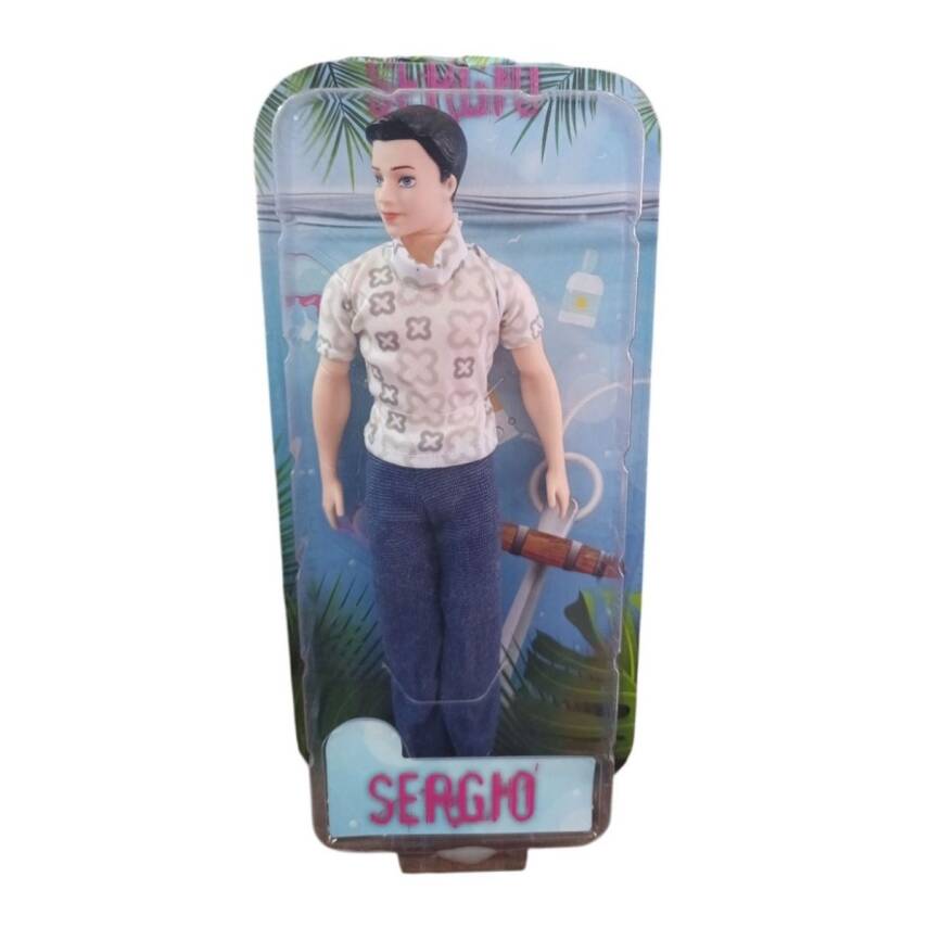 Oydaş Oyuncak Vakum Kartelada Sergio Bebek Oyd-02449 - Beyaz Giysili - 1