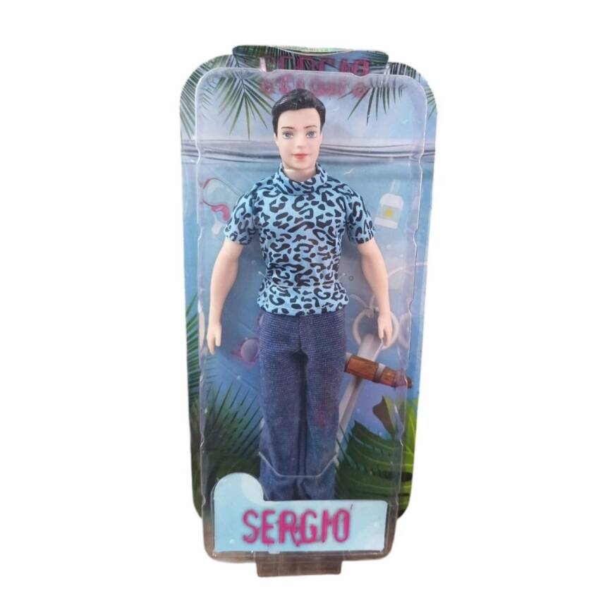 Oydaş Oyuncak Vakum Kartelada Sergio Bebek Oyd-02449 - Mavi Giysili - 1
